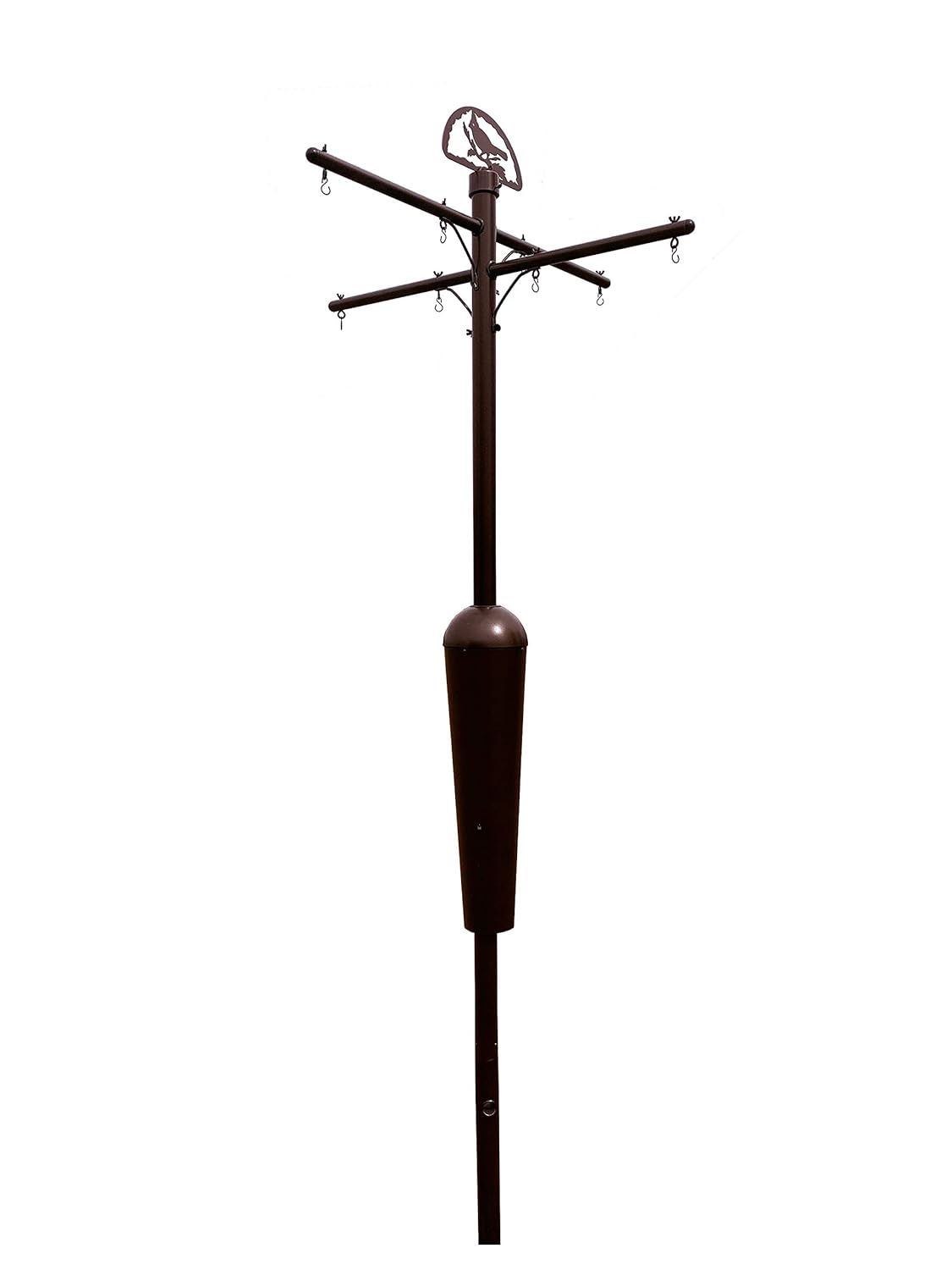 Squirrel Stopper Bronze Deluxe Squirrel Proof Pole System With