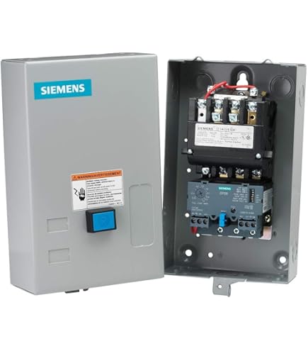 Siemens MMSKG3 Fractional HP Switch, Single And 3 Phase, NEMA Type 1 General Purpose Enclosure Surface Mounting Key Operator Type Standard Switch Feature 2 Poles