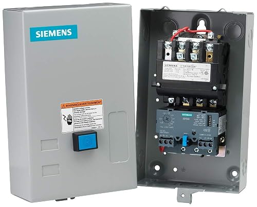 Siemens Heavy Duty Motor Starter – Solid State Overload, NEMA Size 0, 5.5–22A Range, 120V 60Hz Coil, Open Type
