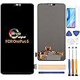 Compatible with OnePlus 6 (Original)LCD Display Screen Replacement,for OnePlus 6 A6000 A6003 Display LCD Panel Repair Parts Kit,with Tempered Glass+Tools+Black