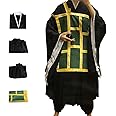 MEADOO Anime Jujutsu Geto Suguru Cosplay Kimono Outfits Full set with Printed Cassock Easter and Halloween Costume For Adult
