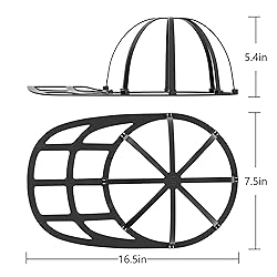 ADDUDU Hat Washer Cage, Snap-Lock Design, Foldable