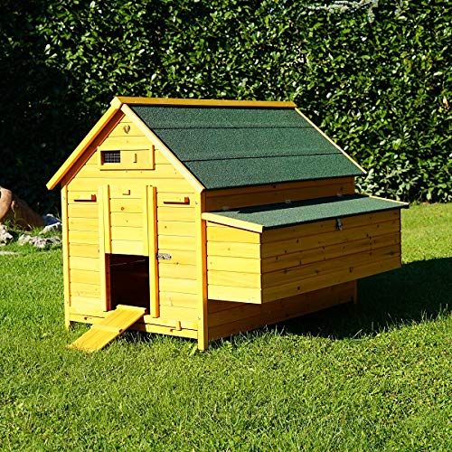 Hühnerstall Hühnerhaus aus Holz XXXL | Bitumendach – Bild 3