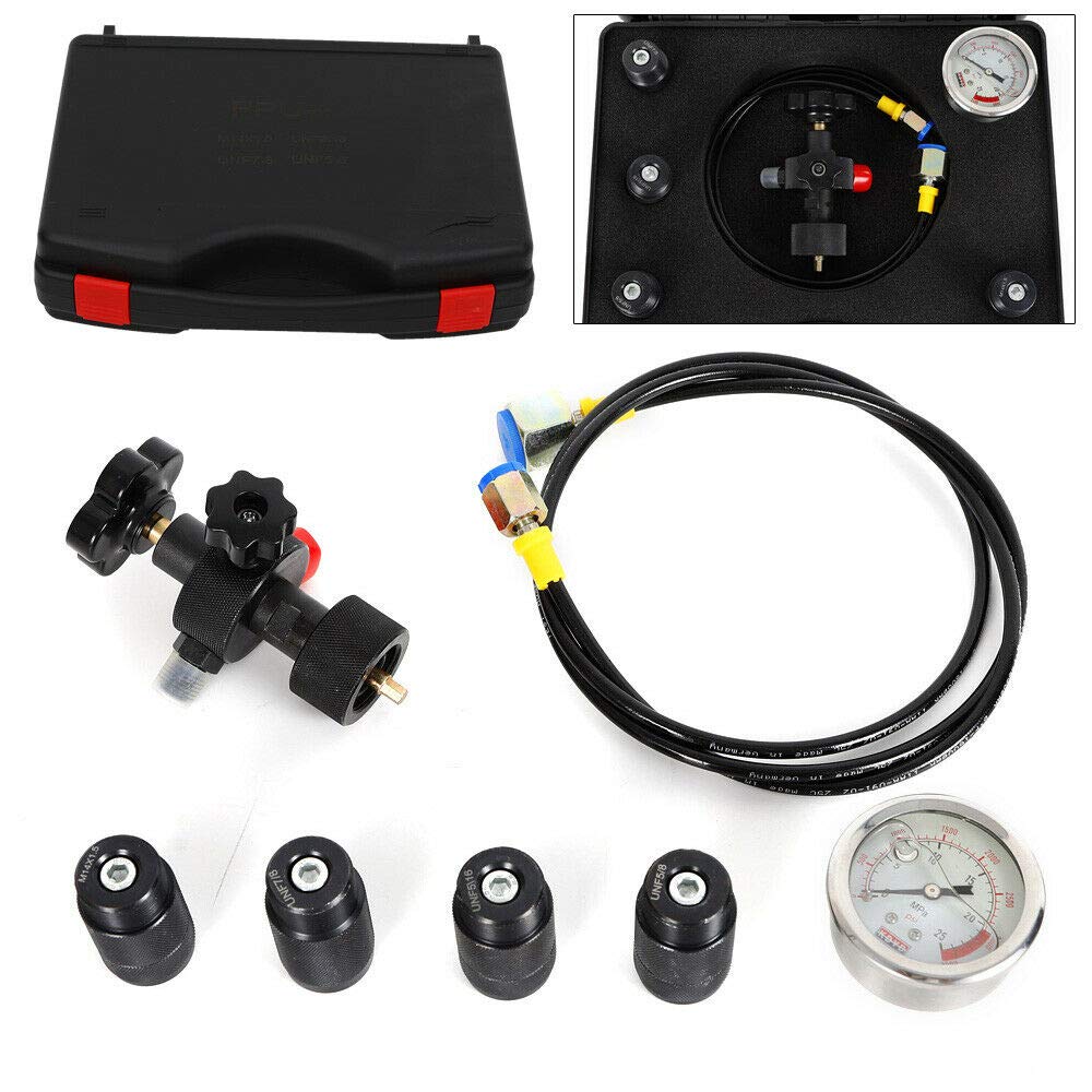 3500PSI 250Bar Hydraulic Nitrogen Accumulator Charging System and Fill