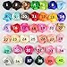 KADIWOWO Classic Stereo Fabric Roses, Rose Bud for Headdress Flowers Headbands Clips 40PCS (#2)