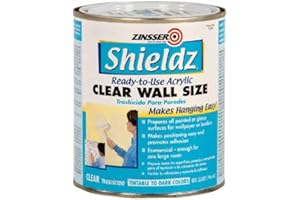qt Zinsser 2104 Clear Shieldz Water-Based Acrylic Wallpaper Primer
