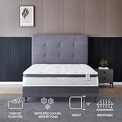 King Size Mattress - 10 Inch Cool Memory Foam