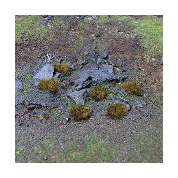 War World Scenics 4mm Uneinheitliche Selbstklebende Statische Grasbüschel x 100 - Modellbau Modellbahn Landschaftsbau… – Bild 5