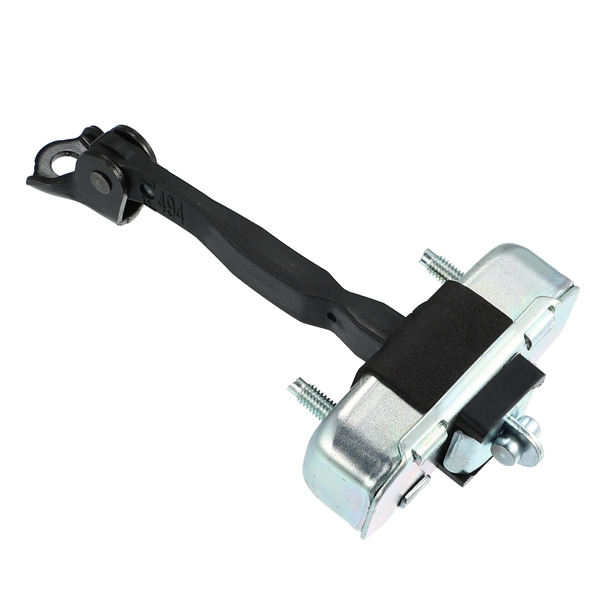 Photo 1 of X AUTOHAUX Front Left Door Check Bracket Stop Strap 68620-AE011 for Toyota Sienna 2004-2010 Car Arm Assembly LH Driver Side Stopper Limiter, Black, Silver Tone, 6.30''x3.15''
