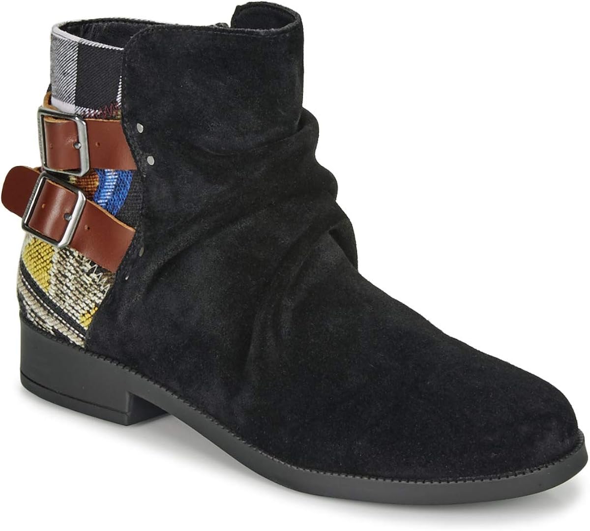Desigual Ottawa Patch Ankle Boots/Boots Women Black Mid Boots Shoes Amazon.co.uk Shoes & Bags
