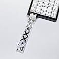 Sumgsn Custom Keyboard Strap with Self-Adhesive Compatible with for ATK68 Mu68 Wooting 60he Keyboard 95% 75% 65% 60% Mechanical Keyboards (White)
