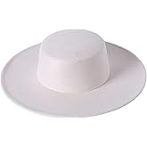 Women Classic Felt Church Hats British Style Wide Brim Top Fedora Hat Wedding Dress Up Jazz Cap Boater Hat