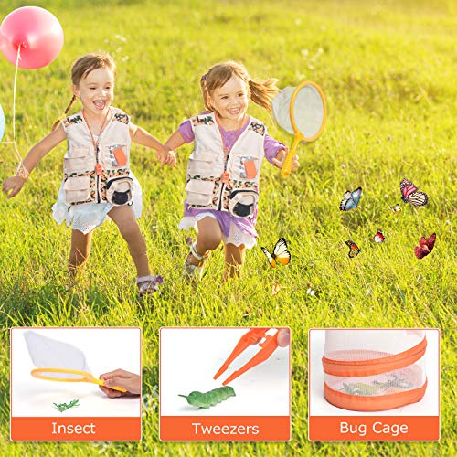 Joyjoz Kids Adventure Kit,Kids Explorer Set,Camping Gear Bug Catcher
