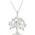 Biddy Murphy Irish 925 Sterling Silver Celtic Trinity Knot Cross Pendant Necklace, Traditional Woven Triquetra Detail, 18\" Inch Belcher Chain, Fine Jewelry Imported From Ireland