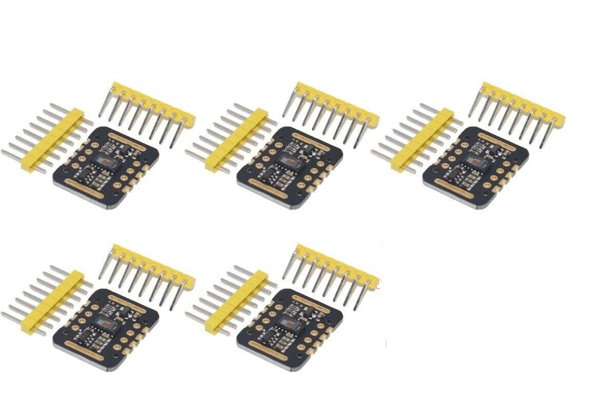 TECNOULAB 5pcs MAX30102 Heart Rate Sensor Pulse Detection Blood Oxygen Concentration Test