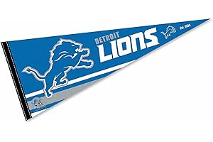 WINCRAFT Detroit Lions Pennant Banner Flag