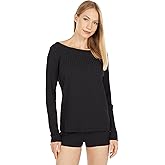 Yummie Women's Cotton Stretch Rib Long Sleeve Tee