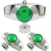 ISDVBUY 3 Pack Metal Spot Sprinkler, Zinc Green | Internal Thread, Adjustable 360 Degree, Square Circle Pattern, Small Area Yard &amp; Garden Watering