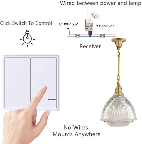 Amazon Com Greencycle Interruptor De Pared Inalambrico