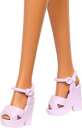 Barbie Fashionistas Doll #228 Blind Barbie with Cane Sunglasses Pink Top Skirt view 4