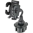 Bracketron Cup-iT - Soporte para portavasos para coche, manos libres, compatible con iPhone X 8 Plus 7 SE 6s 6 5s 5 Samsung G