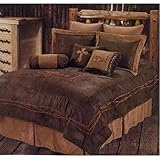 Western Rustic Country Praying Cowboy Comforter Cross Bedding Set 5pc Queen