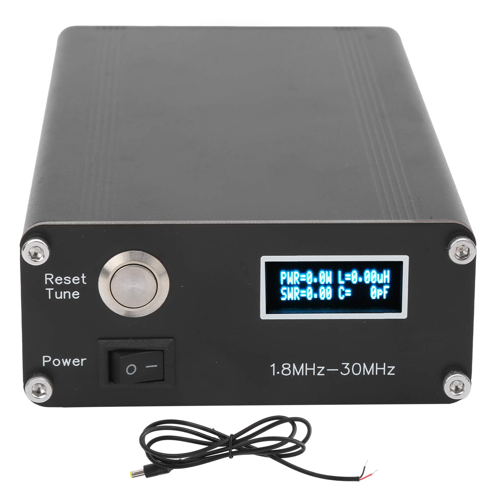 Antenna Tuner - Automatic Antenna Tuner Aluminum Alloy Tester C Type 1.8‑30Mhz ATU‑100 HAM 10‑15VDC