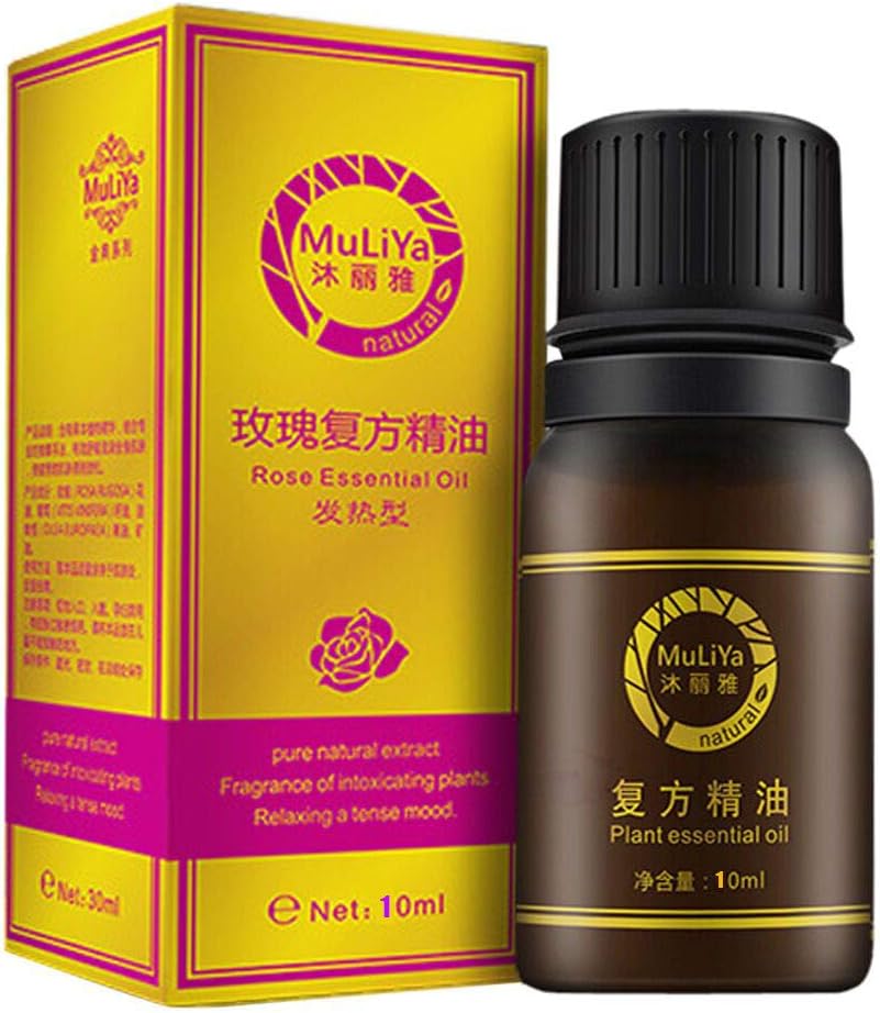 Nourich Relieve Stress Moisturizing Essence Oil,Ginger Rose Lavender Ginger Massage Moxibustion Foot Bath Essential Oil Organic Massage Oils