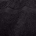 Superior Egyptian Cotton Pile 6 Piece Towel Set, Includes 2 Bath, 2 Hand, 2 Face Towels/Washcloths, Ultra Soft Luxury Towels, Thick Plush Essentials, Guest Bath, Spa, Hotel Bathroom, Black