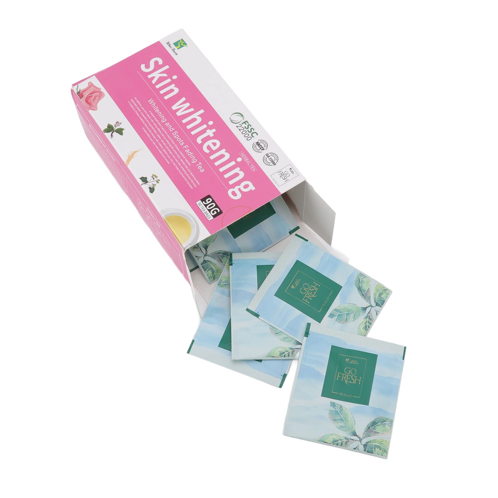 Herbal Tea Bags, Whitening, Whitening and Spots Fading Tea Herbal Tea Bags and Spots Fading Tea 30 Individual Small Tea Packages