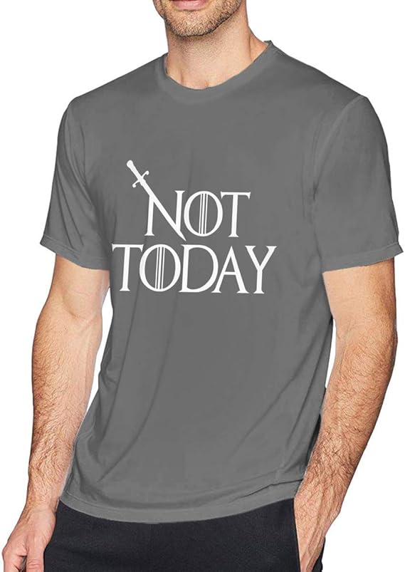 Amazon Brand Not Today Gotゲームオブスローンズファイナルシーズンアダルト半袖tシャツグレー Tシャツ カットソー 通販