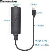 Revotech PoE to Type-C Adapter 5V 2A USB C Ethernet 10/100Mbps IEEE802.3af PD view 7