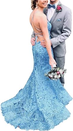 denim formal gown