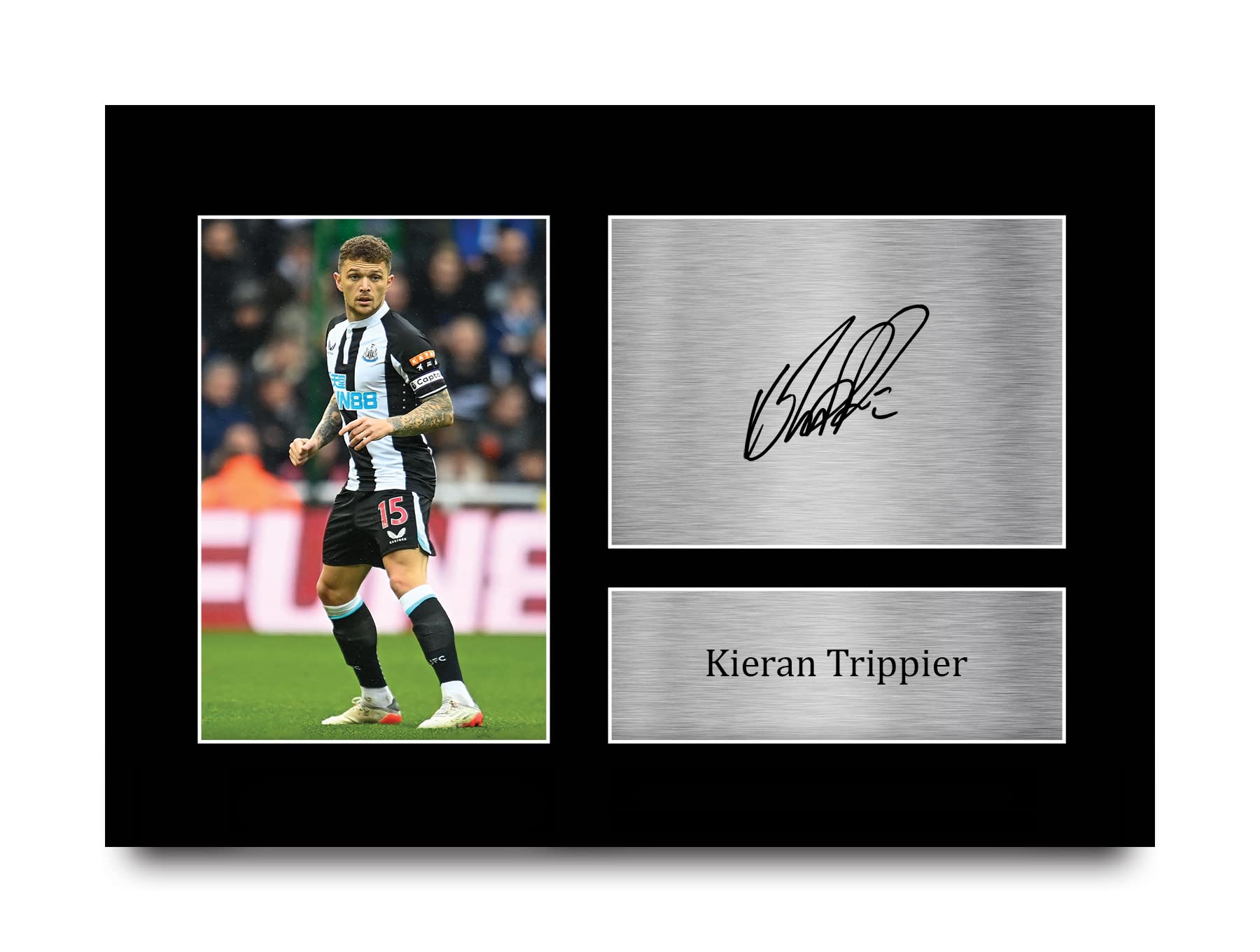 HWC Trading A4 Kieran Trippier Magpies Gifts Printed Signed Autograph Picture for Football Fans and Supporters - A4