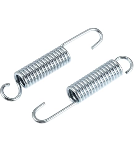 Universal Motorcycle Kickstand Spring Set – 6-Piece, Stainless Steel, 105mm/103mm/83mm For Dirt & Pit Bikes