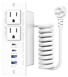 65W Furniture Drawer Outlet, Recessed Outlet with 4