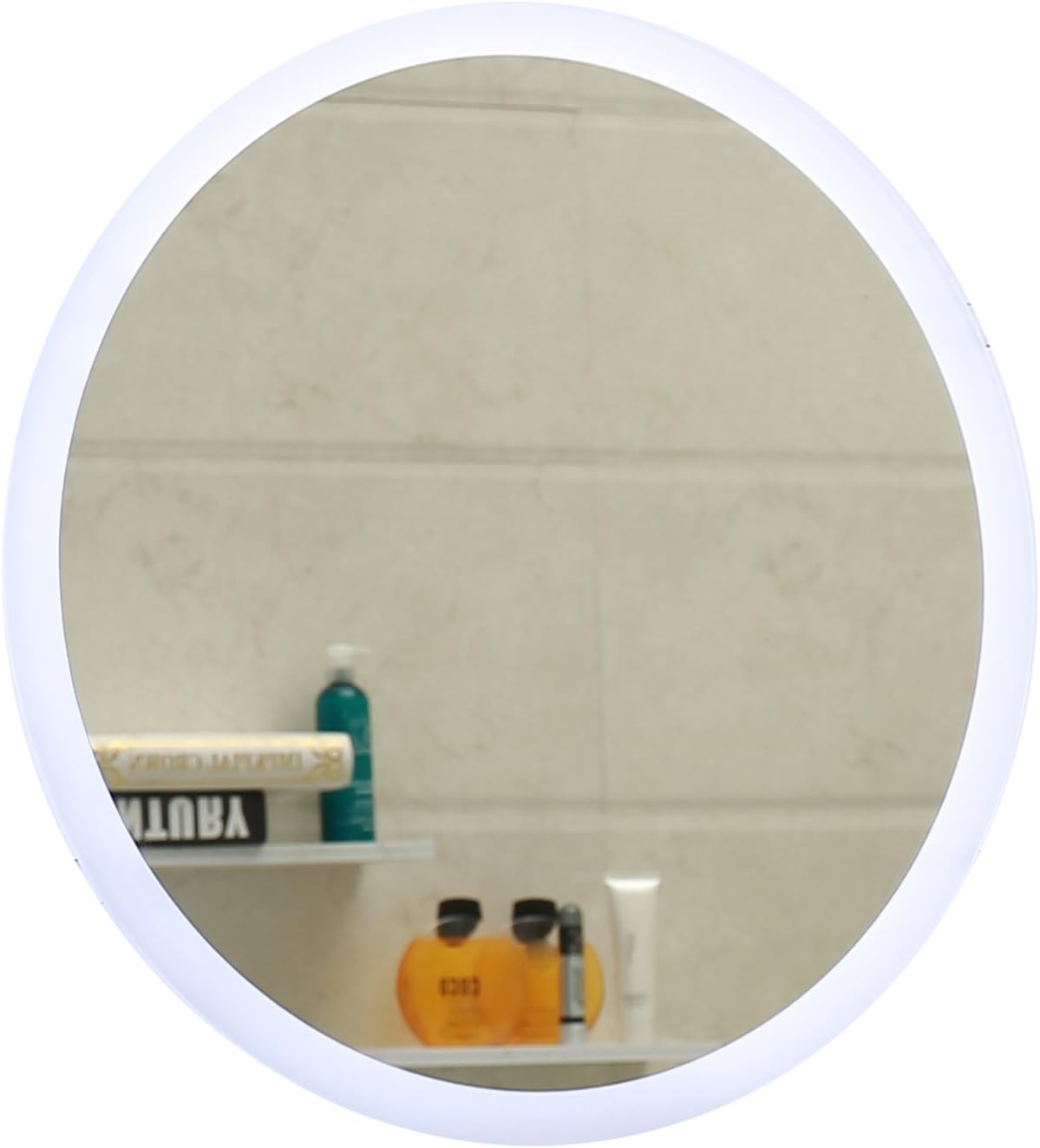 Design Led Beleuchtung Badspiegel Wandspiegel Lichtspiegel Gs047n Rund 60cm Kaltweiss Amazon De Kuche Haushalt