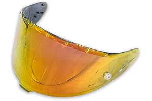 MC MOTOPARTS Full Faced Helmet Visor Tinted Shield Compatible with X15 X-Fifteen Z8 RF-1400 NXR 2 CWR-F2 (Red)