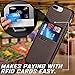 TRAKK SLIM iPhone 7 Plus PU Leather Case, Premium Woven Rich Texture with Credit Card Slot Holder, TWILL Lined iPhone Protective Case for Apple iPhone 7 Plus 5.5 Inch, Brown