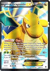 Amazon.com: Pokemon Dragonite Ex Full Art Furious Fists 108/111: Toys