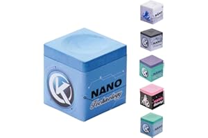 KONLLEN Pool Cue Chalk Nano Technology Billiard Chalk for Professional Tournament Dedicated Pool Chalk (Outstanding Performance, Reduce Miscue, Durable)