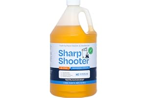 KINZUA ENVIRONMENTAL Sharpshooter, Heavy-Duty Trash Can Odor Eliminator & Degreaser, Garbage Surface Cleaner and Deodorizer Foam, Professional-Grade, Fresh Citrus Scent, 1 Gallon