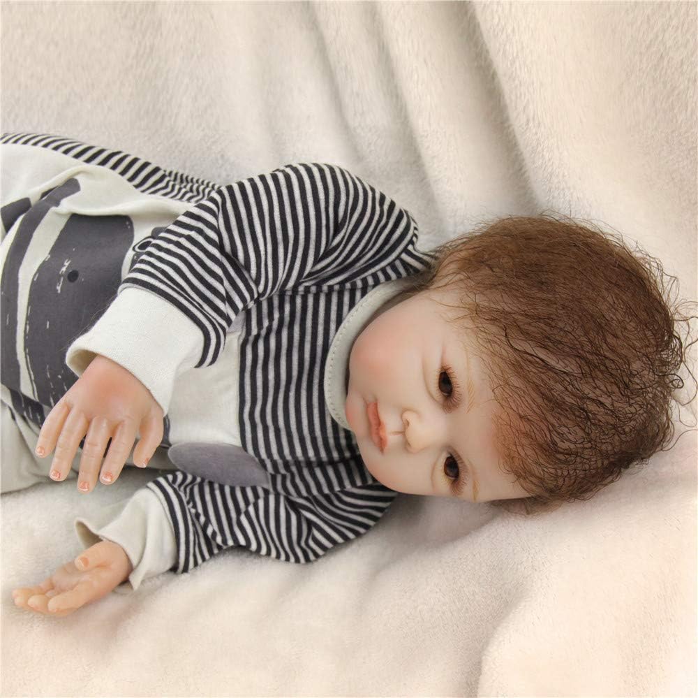 Reborn Dolls Girl 19 Inches Reborn Baby Doll Handmade Reborn Babies Soft cotton body She Looks and Feels Just like a Real-life Baby - Image 5