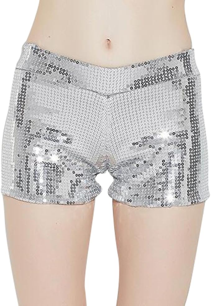 pantaloncini brillantinati