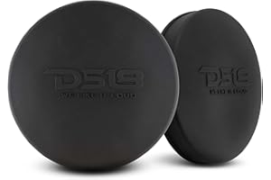 DS18 Hydro CS-6/BK 6.5" Silicone Marine Speaker Cover - Water, Dust and UV Rays Protection - Compatible with Tower Speakers - Great Durability - Special Edition (Pair)
