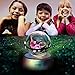 AXAYINC 3D Crystal Ball LED Night Lights Advance Laser Engraving Children's Gift(YB)