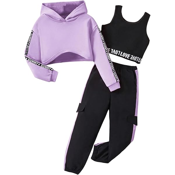 Automet Hooded Cropped Sweatshirt, Women's