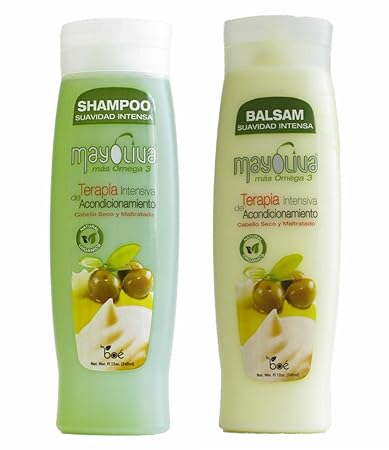 Buy Mayoliva Mas Omega 12oz Shampoo Balsam Rinse Set Dominican