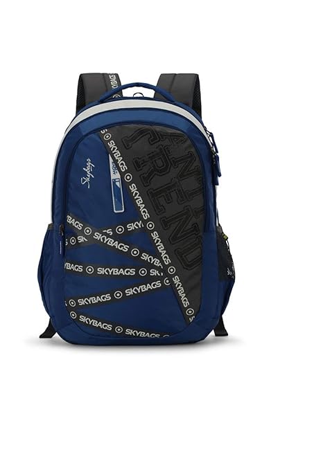 Skybags Figo Plus 01 34 Ltrs Blue Casual Backpack (FIGO Plus 01)