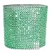 Mandala Crafts Green Bling Wrap Rhinestone Ribbon - 4.75 in 10 Yds Crystal Rhinestones Mesh Ribbon - Diamond Wrap Rhinestone Strips Roll for Crafts Wedding Party Decoration
